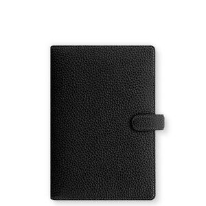 NWT FiloFAX Finsbury Black Leather Personal Organizer